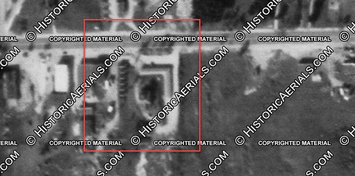 Terrace Motel - 1955 Aerial (newer photo)